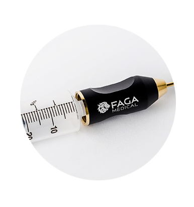 Cânulas Gold  FAGA Medical cirurgia